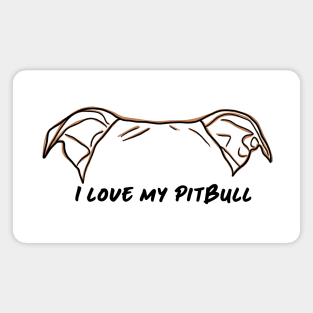 Pit Bull Love Magnet